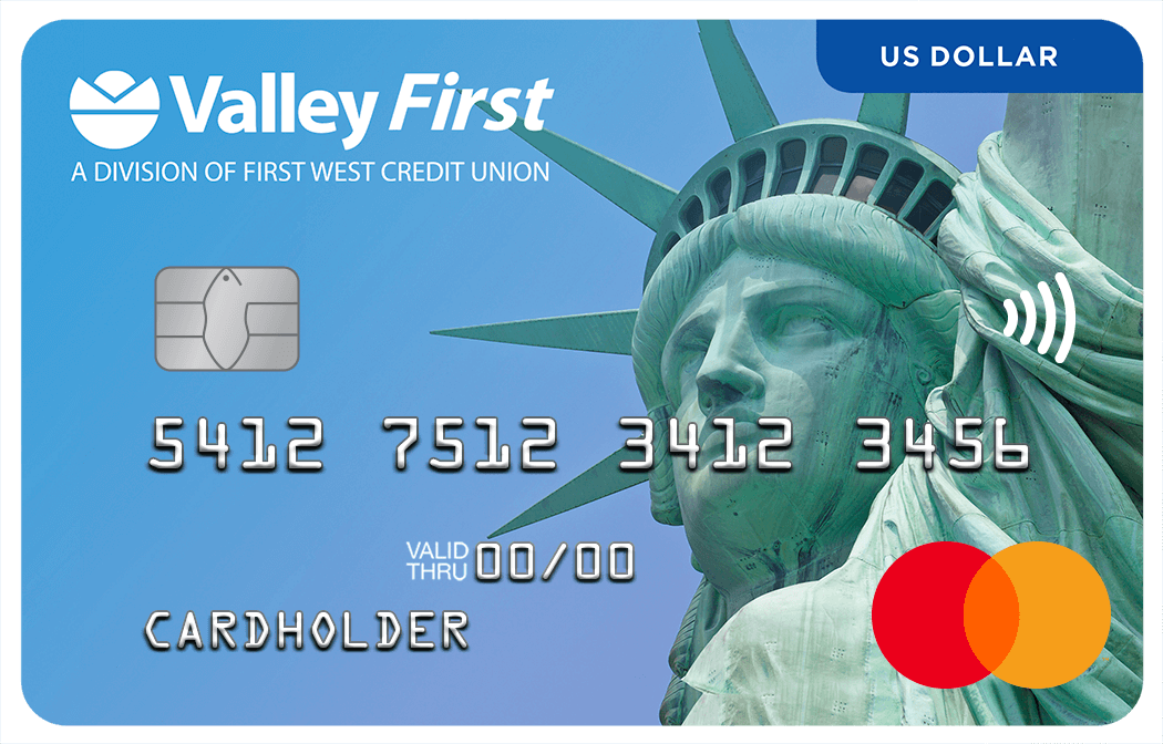 US Dollar credit card